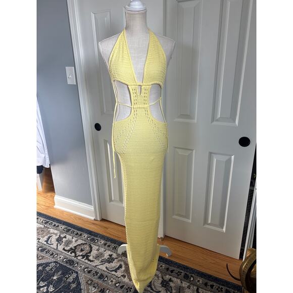 NWT Jonathan Simkhai Crocheted Maxi Dress Size 4 - Picture 10 of 10